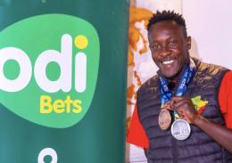 Paralympic Sprinter Samson Ojuka clinches Silver with support from Odibets.